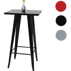 Stylischer Stehtisch HWC-A73 im Industriedesign, 105x60x60cm - Barmöbel im angesagten Industriedesign, pulverbeschichtetes Metall für hohe Stabilität und schnelle Montage – ideal für Messen und Veranstaltungen.