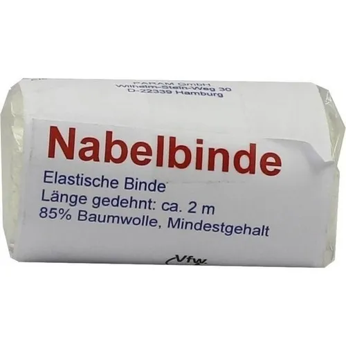 NABELBINDE 6 cm m.Band m.Cellophan 1 St.