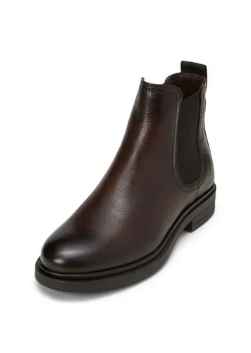 MARC O'POLO Chelseaboots aus edlem Rindleder - Wanderschuhe für Damen, gefertigt aus hochwertigem Schafleder, mit elastischen Einsätzen für einfaches An- und Ausziehen und bequemer Memory Foam Innensohle.