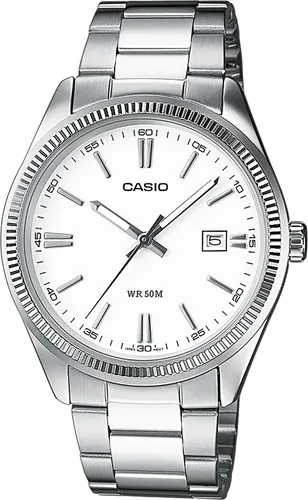 Casio Herren Armbanduhr MTP-1302PD-7A1VEF in silber von CASIO