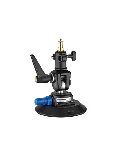 Manfrotto Virtual Reality Saugfuß mit Zapfen - Starker Saugfuß für 360-Grad-Kameras, variable Positionierung und bis zu 2 kg Tragkraft