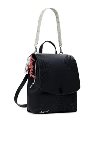 Desigual Cityrucksack Sierra, Polyurethan in schwarz von Desigual