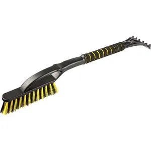 Walser Eiskratzer 23206, schwarz / gelb, 65 x 10 cm, mit Schneebesen