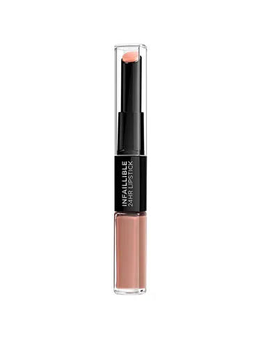L'Oreal Paris Infaillible Lippenstift 113 Invincible Sable - 24 Stunden Halt - L'Oreal Paris Infaillible Lippenstift 113 bietet langanhaltende Farbe und feuchtigkeitsspendende Pflege für volle, gepflegte Lippen. Ideal für den täglichen Gebrauch.
