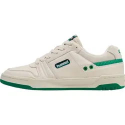 Hummel Stockholm LX-E Sneaker Leder Schuhe beige/grün 225935-9346, Schuhgröße:47 EU - 47