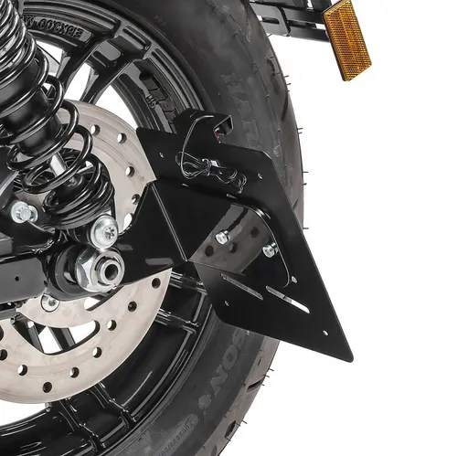 Kennzeichenhalter seitlich S für Harley Sportster 883 04-10 schwarz