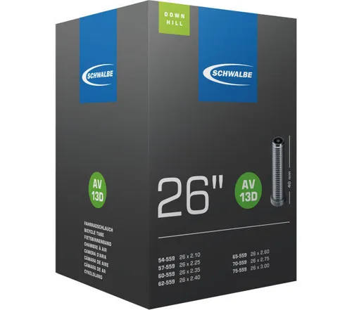 Schlauch Fahrrad Fahrradschlauch Schwalbe AV13D Downhill 54/75-559 26 Zoll 40mm