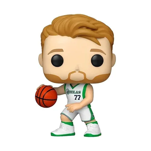 Funko POP! NBA: Mavs - Luka Doncic Dončić - Light Blue Jersey - Chibi Figuren – Hochwertige Vinyl-Sammelfigur, ideal für Sammler und NBA-Fans, ca. 9,5 cm groß und perfekt für Vitrinen oder Schreibtische.