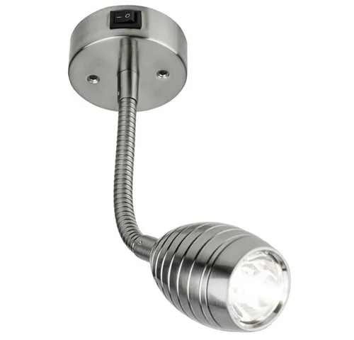 HABA B.V. LED Leselampe 12 Volt - Stehleuchten für Caravan, Wohnwagen und Boote, mit flexiblem Schwanenhals und neutralweißem Licht für eine angenehme Leseatmosphäre.