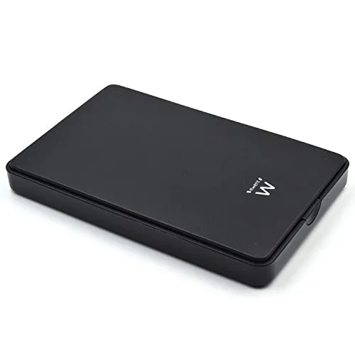 Ewent Festplattengehäuse 2,5 Zoll,USB Typ A 2.0 bis zu 480 Mbit/s,Externes Festplattengehäuse,SATA III/UASP-Gehäuse,9,5mm und 7mm ABS SSD HDD Gehäuse,Werkzeugfrei/ohne Schrauben,Schwarz