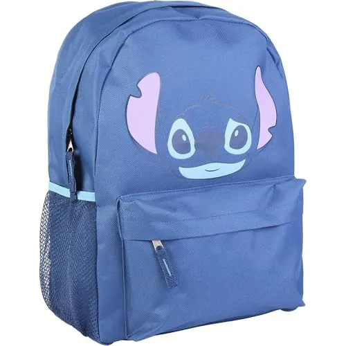 CERDÁ LIFE'S LITTLE MOMENTS Mochila Escolar de Stitch para Adolescentes con 2 Compartimentos, Espalda Ergonómica y Asas Ajustables, Material Unisex niños, Multicolor, Talla única
