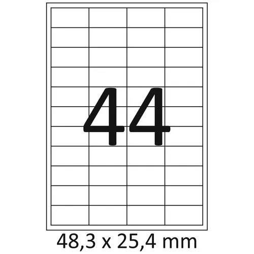 TopStick Etiketten 8731 - 48,3 x 25,4 mm, 4.400 Stück, hochwertige Papieretiketten in Weiß für professionelle Adressierung