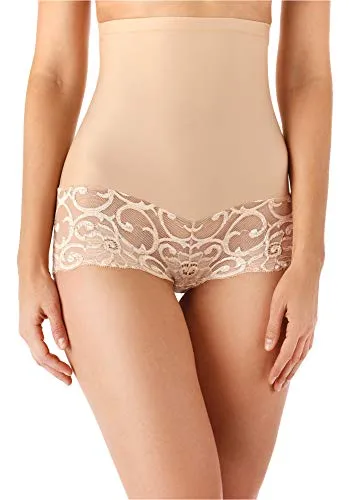 Bellivalini Damen Slip Miederslip figurformend Bauch Weg Effekt Shapewear BLV50-103 (Beige, M)