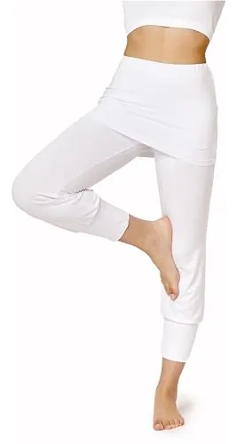 Bellivalini Yoga-Hose mit Rock 3/4 Trainingshose für Damen von Bellivalini