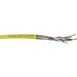 4P S/FTP AWG22 Daten- und Kommunikationskabel Kat.7A, 1000m-Trommel, gelb