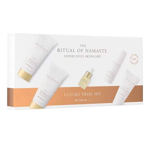 Rituals Pflege-Geschenkset Rituals The Ritual of Namaste Luxury Trial Set, 5-tlg., Gesichtspflege-Set mit Peeling, Serum, Booster, Creme & Reinigung
