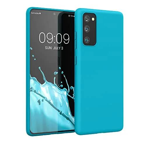 kwmobile Handyhülle für Samsung Galaxy S20 FE Hülle - TPU Case - Kabelloses Laden - Schutzhülle Cover in Cool Glacier