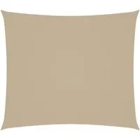 furnicato Sonnensegel Beige 300x250 cm – Rechteckiger Sonnenschutz