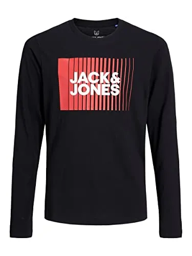 JACK & JONES Boy Langarm-T-Shirt Logo Langarm-T-Shirt Junior