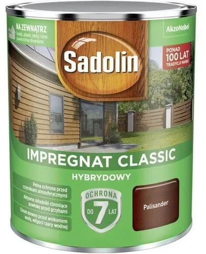 SADOLIN IMPREGNAT CLASSIC HYBRYDOWY 7 LAT PALISANDER 0.75L SADOLIN 5904078212271
