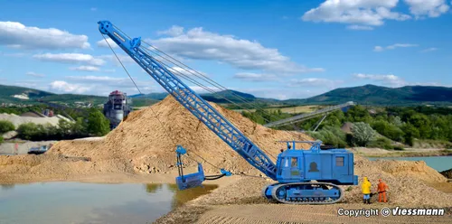 Kibri 11283 H0 - MENCK Bagger M 154 LC mit Schürzkübel NEU und OVP