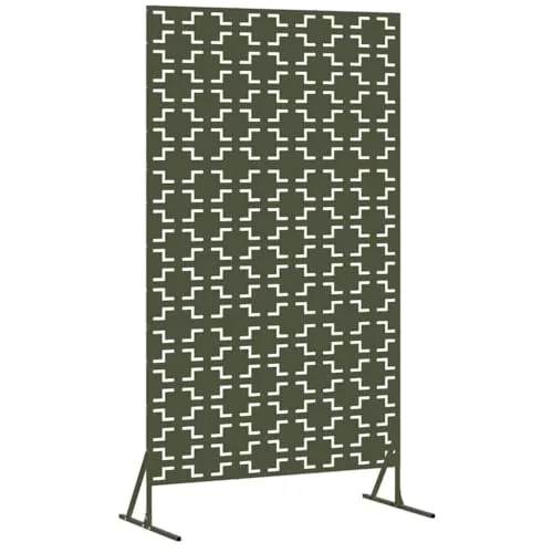 vidaXL Sichtschutz Oliv 100 x 50 x 180 cm von vidaXL