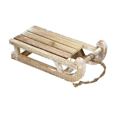 ECD Germany Weihnachtsfigur Dekoschlitten Retro Rodel