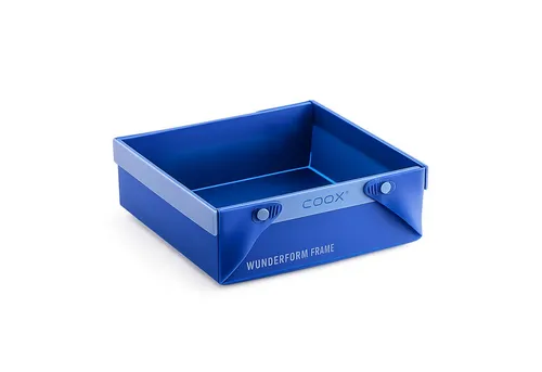 coox Backform WUNDERFORM Frame SQ, blau - Kuchenformen - Ideal zum Backen mit einem Fassungsvermögen von ca. 2,2 L und temperaturbeständig von -40 bis +230 °C.