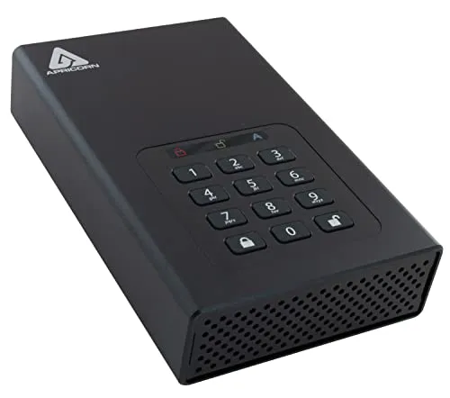 HDD Apricorn Aegis Vorhängeschloss AES 2,5 12TB USB 3.0 EXT