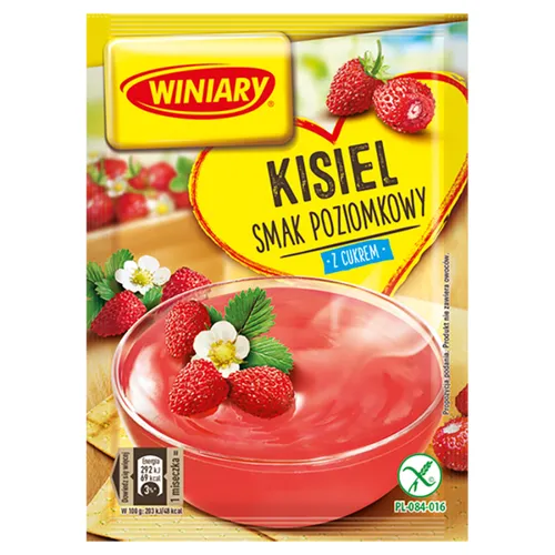 Winiary Kisiel z cukrem smak poziomkowy 77 g NESTLE 7613030333753