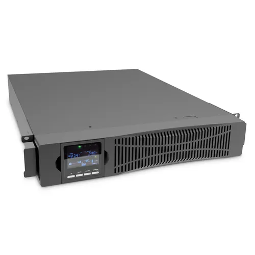 DIGITUS DN-170096 - 3000 VA USV - Rack-montierbare USV mit 3000 Watt Leistung, ideal für zuverlässigen Schutz von Servern und Netzwerkinfrastruktur. Ausgestattet mit 8 Ausgangsanschlüssen und RS-232/USB-Schnittstellen.