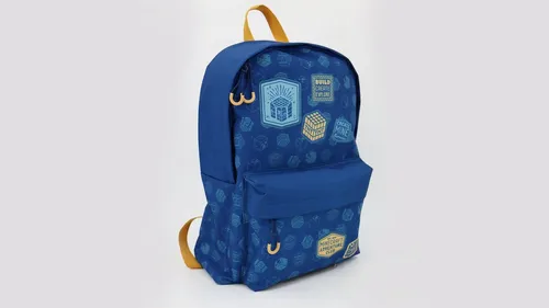 Minecraft Freizeittasche Adventure Club 38 CM - High-End Schulranzen Freizeittasche Blau
