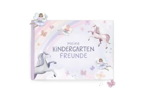 mintkind Freundebuch Freundebuch Kindergarten in lila von mintkind