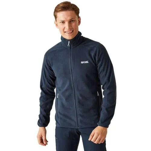 Regatta Herren Hadfield Fleecejacke, blau, XL - Funktionsjacken, 210 g/m² aus 100 % Polyester-Mikrofleece, mit 2 Reißverschlusstaschen und Stretch-Bindung für optimalen Tragekomfort.