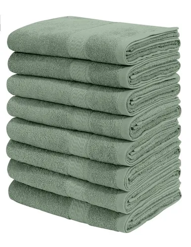 OTTO home Handtücher Juna, als Set und Serie erhältlich, 8 Handtücher, 50x100cm, Walkfrottier (8-St), 8-tlg. Handtuch-Set, 100% Baumwolle, mit Bordüre, Uni-Farben, weich