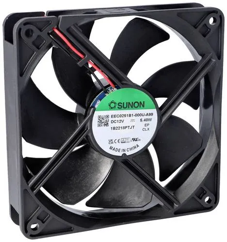 Sunon MEC0251V2-000U-A99 Axiallüfter 12 V/DC 157.97 m³/h (L x B x H) 25 x 120 x 120mm