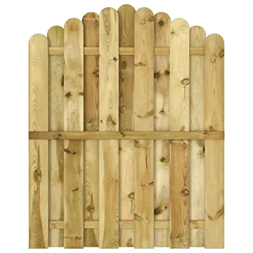 Gartentor aus imprägniertem Kiefernholz - Gartentor 100 x 75 cm, robustes Einzeltor aus grün imprägniertem Kiefernholz für Langlebigkeit und optimalen Schutz.