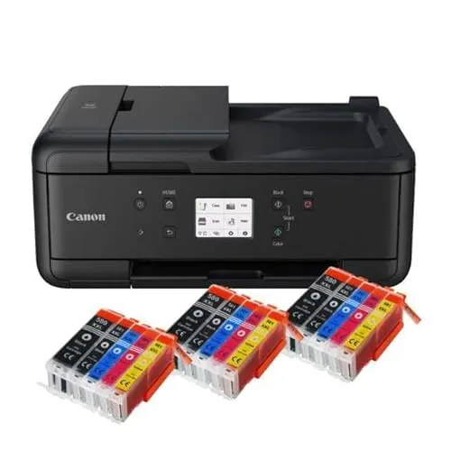 Canon Pixma TR7650 Multifunktionsdrucker mit 15 Patronen von IC-Office