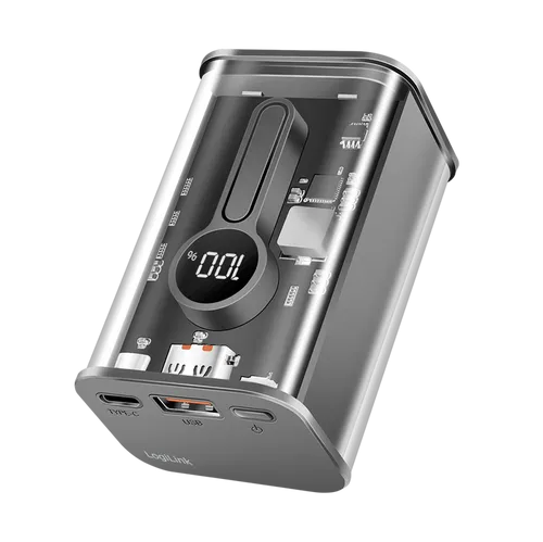 Power-Bank 10000mAh USB-C PD QC 20W Schnelllader Ladegerät Smartphone Tablet