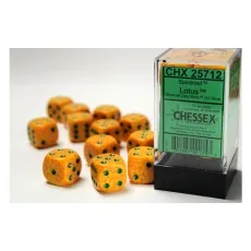 Chessex Würfel - 16mm - Speckled Lotus (Würfelset 12 x W6) 292774