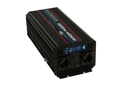 @tec Spannungswandler Reiner Sinus Inverter Wechselrichter 12V auf 230V