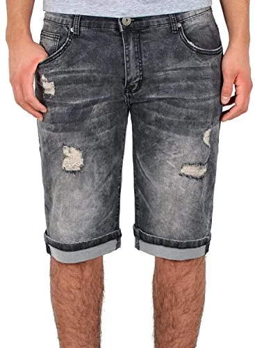 Produktbild ESRA Herren Jeans Shorts A415 – Stilvolle Sommer-Bermuda