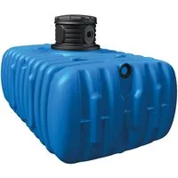 4rain Flachtank Flat M, Blau - Bewässerung: Unauffälliger, unterirdischer Wasserspeicher mit einfacher Installation und 15 Jahren Garantie für zuverlässige Wasserversorgung im Garten.