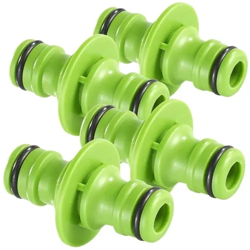 Royal Gardineer Gartenschlauchverbinder: 4er-Set Verbindungsstücke für Gartenschlauch-Klicksystem 1/2