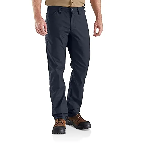 Carhartt Rugged Stretch Canvas Pant 103109 - Navy - W30/L34 - Wanderhose aus Stretch-Canvas für Herren, ideal für Büro und Outdoor. Rugged Flex® für optimale Bewegungsfreiheit und Stain Breaker® für einfache Fleckenentfernung.