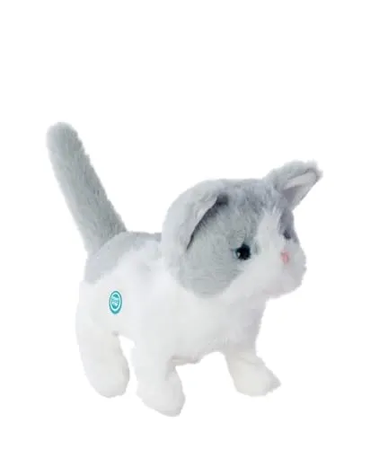 Simba Plüsch Stofftier Chi Chi Love PetZoo Kitty Katze 19cm - Kuscheltiere mit Sound und beweglichem Schwanz, ideal für Kinder ab 3 Jahren – für interaktiven Spielspaß und Freude beim Spielen!