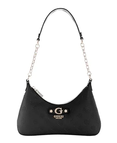 Guess Dita Schultertasche 27 cm schwarz – Stilvoll und Praktisch - Elegante Schultertasche von Guess, 27 cm, ideal für jeden Anlass. Mit ihrem zeitlosen Design und der hochwertigen Verarbeitung ist sie der perfekte Begleiter für modebewusste Frauen.