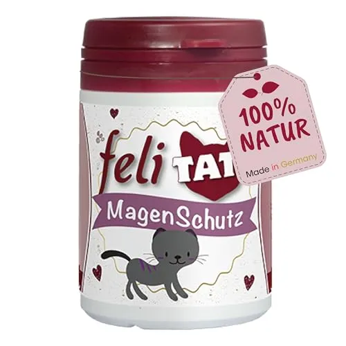 Felitatz Magenschutz Erg.futterm.plv.f.k 25 g - Rezeptfreies Katzenfutterpulver, unterstützt die Gesundheit Ihres Lieblings mit natürlichen Inhaltsstoffen