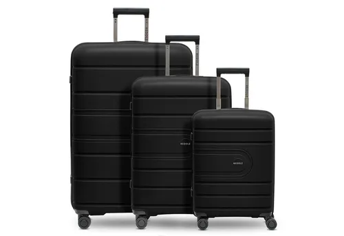 REDOLZ Hartschalen Koffer-Set 3-teilig - Leichtes Polypropylen, TSA-Schloss und 360° Doppelrollen für unbeschwertes Reisen