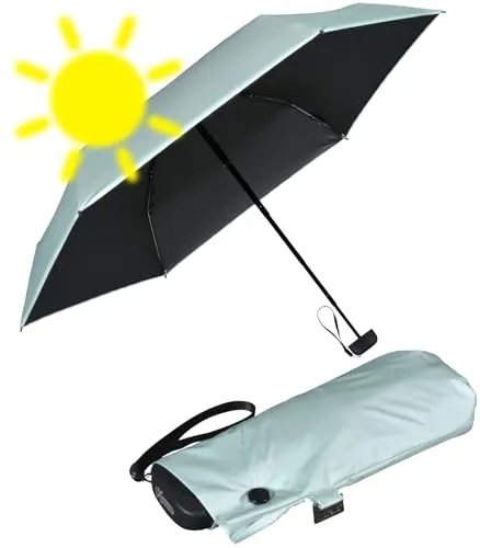 iX-brella Super Mini Sonnen-Regenschirm in grün von iX-brella